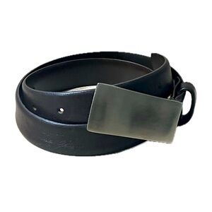LAZARO Men’s Brown Leather Belt from Argentina Size 33.5” Long